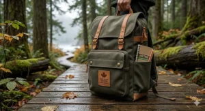 Hand-woven fair trade cotton pencil case ethically sourced for eco-conscious shoppers in Canada.