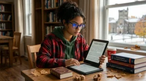 Comparison of digital eye strain versus the comfort provided by blue light blocking glasses for students.