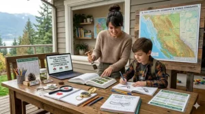 Hands-on STEM homeschool supplies featuring metric system measurements for Canadian science curriculum standards.