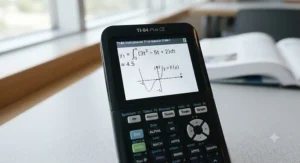 Complex math equation displayed on screen
