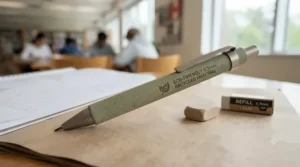 Eco-friendly mechanical pencils for high school students made from recycled materials.
