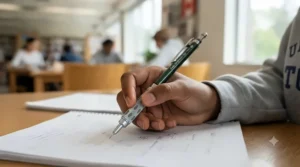 Ergonomic mechanical pencils for high school students featuring a soft-touch comfort grip.