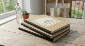 Eco-friendly wide ruled composition notebooks featuring recycled paper for conscious shoppers in Canada.